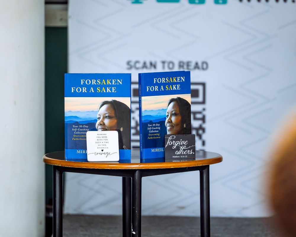 The new book, “Forsaken for a Sake: Your 30-Day Self-Coaching Collection: Overcoming Fatherlessness,” was officially launched on Tuesday, November 25, at the Kigali Public Library.