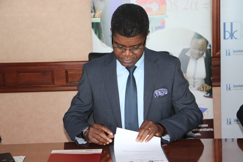Thierry Zomahoun, President and CEO of AIMS