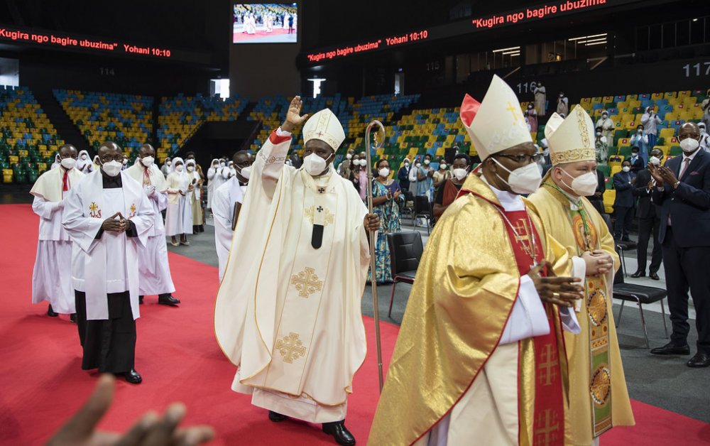 The Mass was also attended by other bishops from the Democratic Republic of Congo and Burundi.