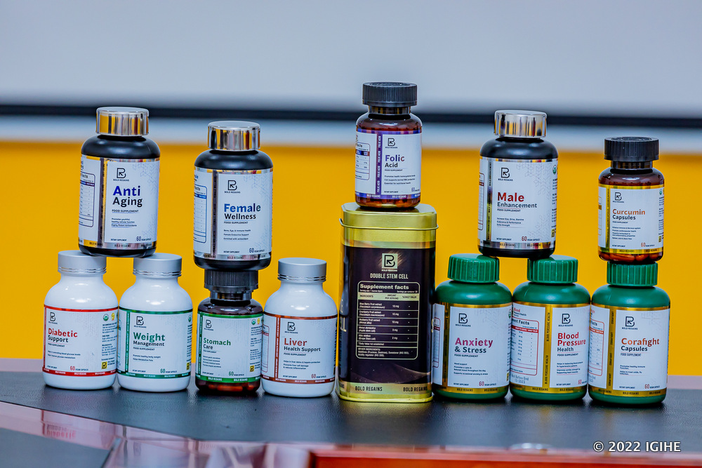Some of herbal medicines imported from India.  
