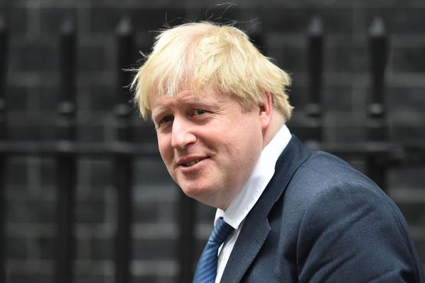 British Foreign Secretary Boris Johnson.