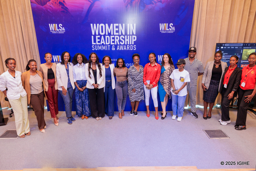 Following the announcement of the schedule for the Women in Leadership Summit and Awards and the signing of the partnership agreement with Boukuru, the attendees were excited to take a group photo.