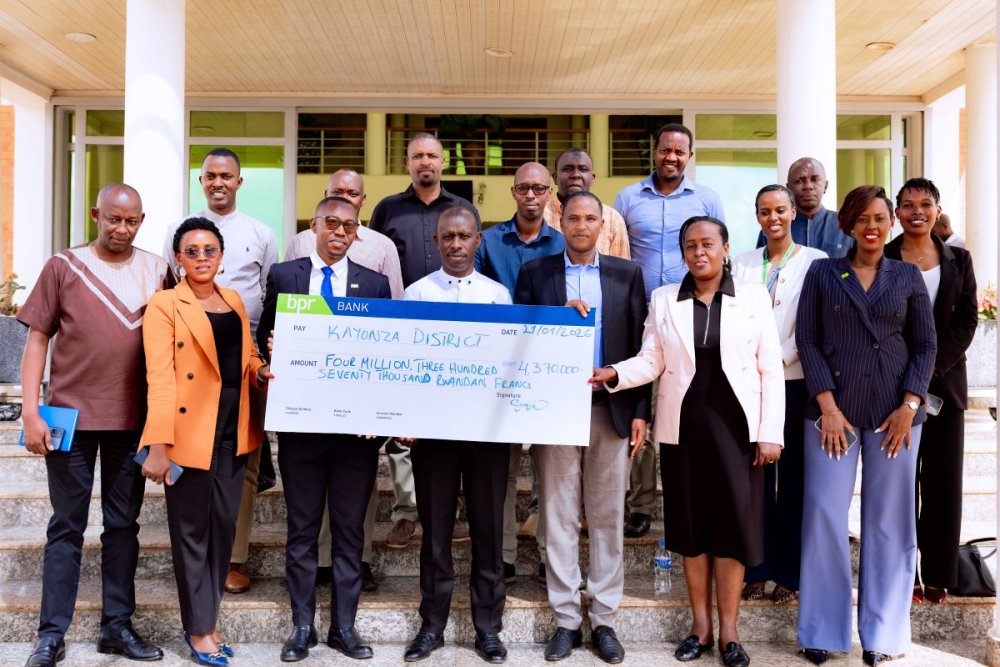 The contribution was officially handed over to Kayonza District authorities on Wednesday, January 21, 2026.