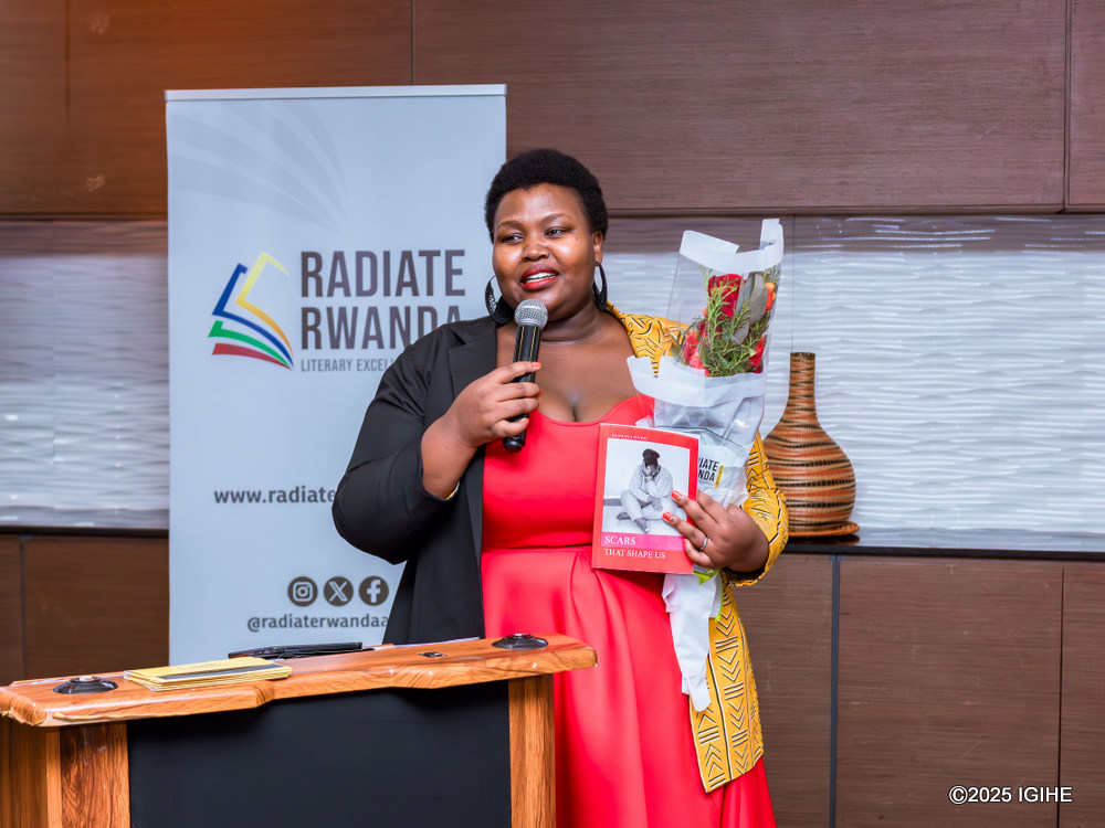 Divine Akimana won the award for best young writer.