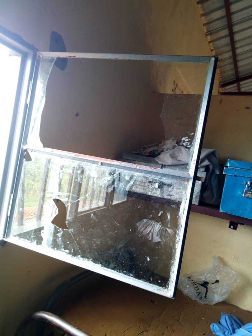 Rioting students destroyed the school's properties.