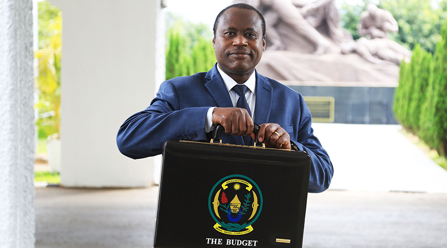 The Minister of Finance and Economic Planning Dr. Uzziel Ndagijimana presented the 2020/2021 revised budget to members of parliament yesterday.