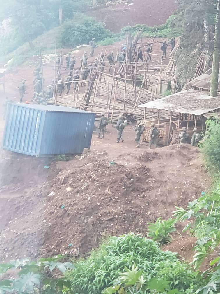 M23 fighters were seen at the intersections of roads, at a place known as ‘Place de L’Independance,’ and in an area called ‘La Botte,’ where the South Kivu Governor's office is located, on the shores of Lake Kivu.