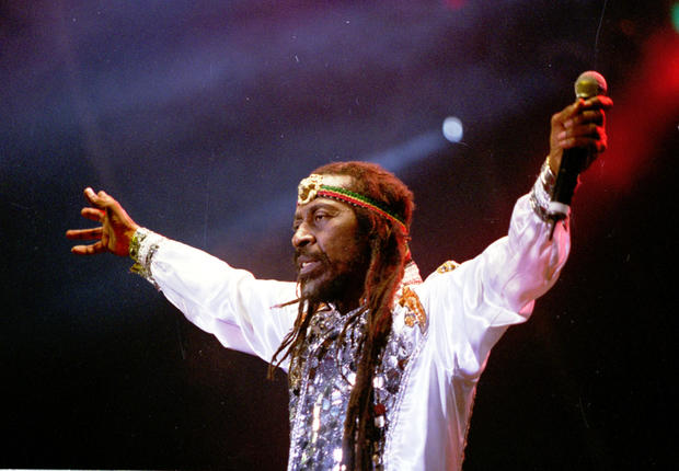 Bunny Wailer seen at a concert in Germany. Photo Getty Images