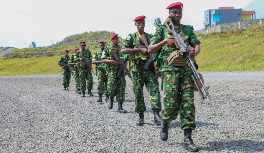 Burundian troops are leaving the DRC. Several trucks filled with soldiers arrived yesterday.