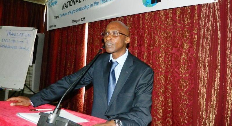 The Director General of Rwanda Agriculture Board (RAB), Dr. Louis Butare