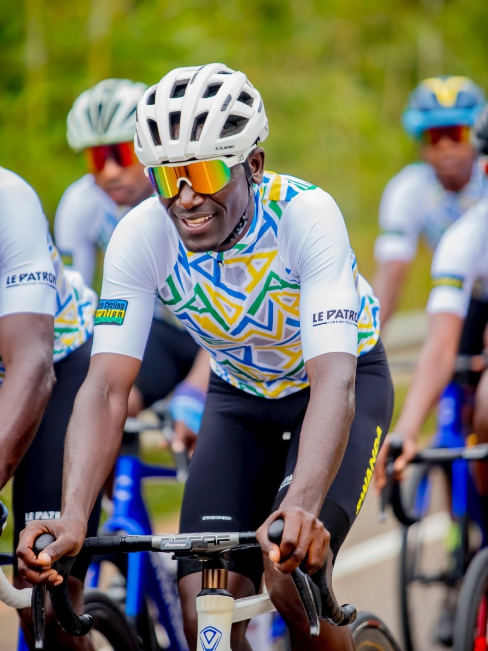 Byukusenge Patrick replaced Mugisha for Sunday’s race.