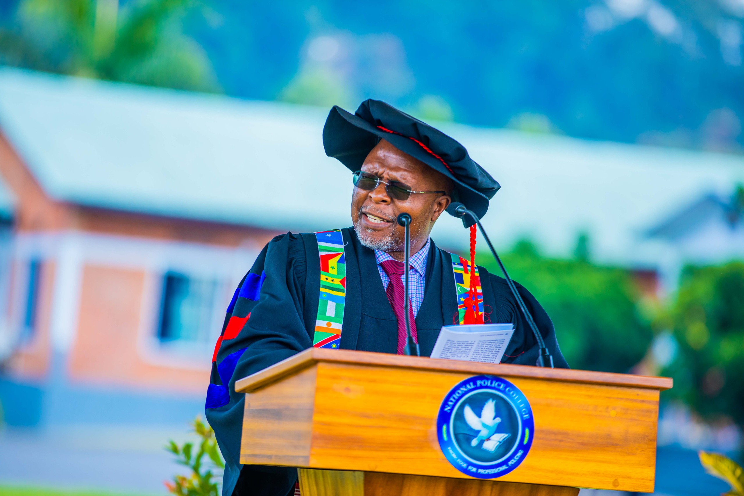 The ALU Vice Chancellor, Dr. Nhlanhla Thwala, urged the students to become the bedrock and champions of the ethical and entrepreneurial promotion of justice, peace and security on the continent in the execution of their duties.
