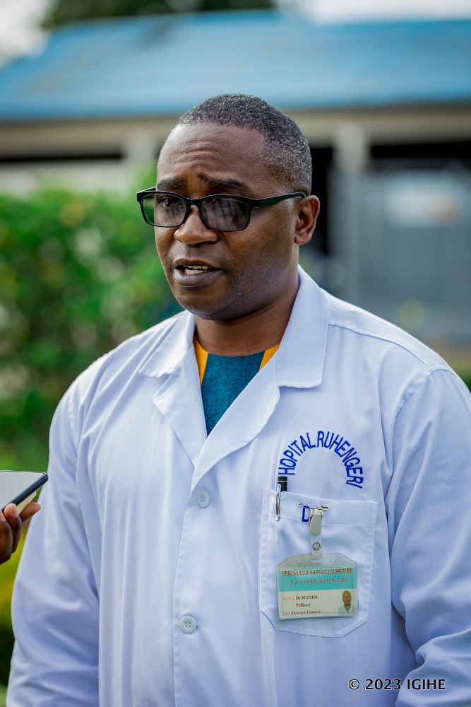 Dr. Philbert Muhire, the Director General of Ruhengeri Referral Hospital said that Rolland has had a great attachment to the health facility.