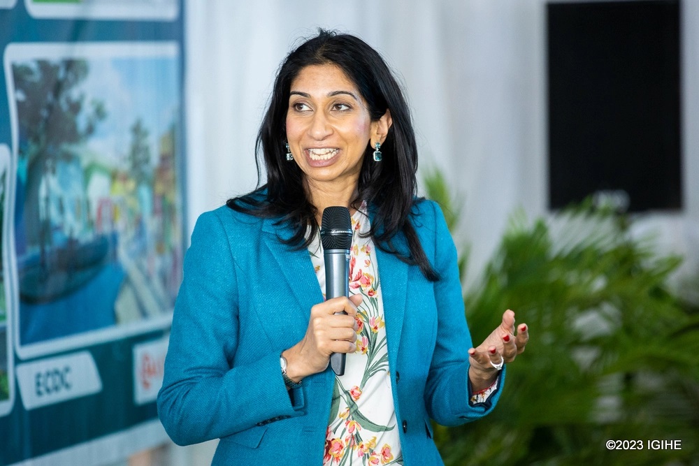 UK Home Secretary Braverman has been removed from her duties.