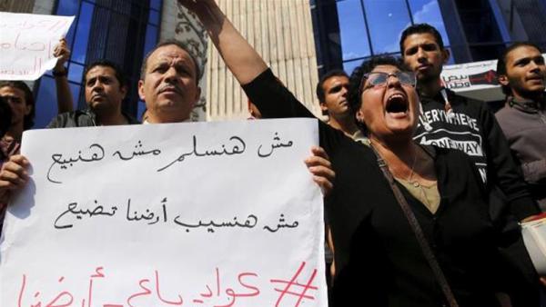 Decision to transfer the islands to Saudi Arabia was taken in April