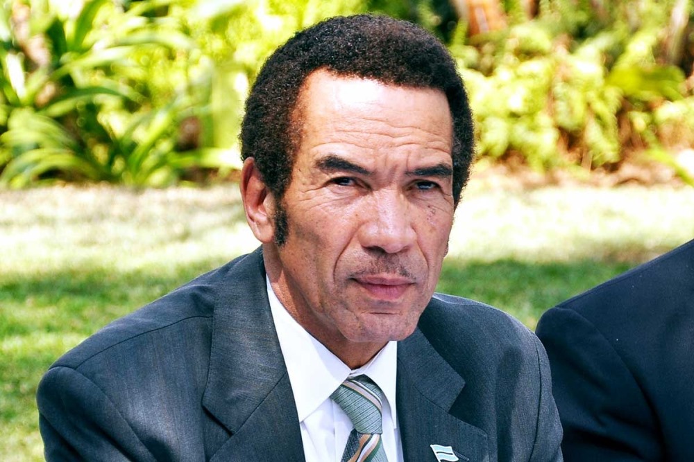 Ian Khama was the fourth President of the Republic of Botswana from 1 April 2008 to 1 April 2018.
