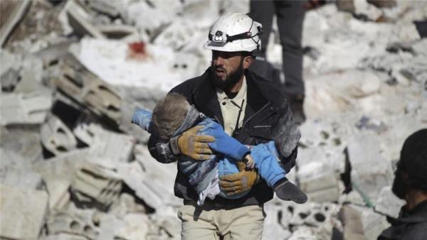 Air raids on Idlib on Friday killed three civilians, including two children.
