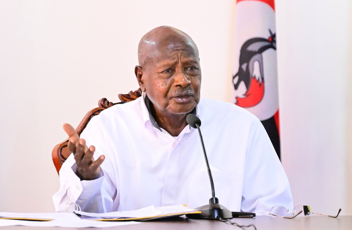 Police accuse the young men of hate speech and spreading malicious information against the first family and musicians linked to the governing National Resistance Movement (NRM). 