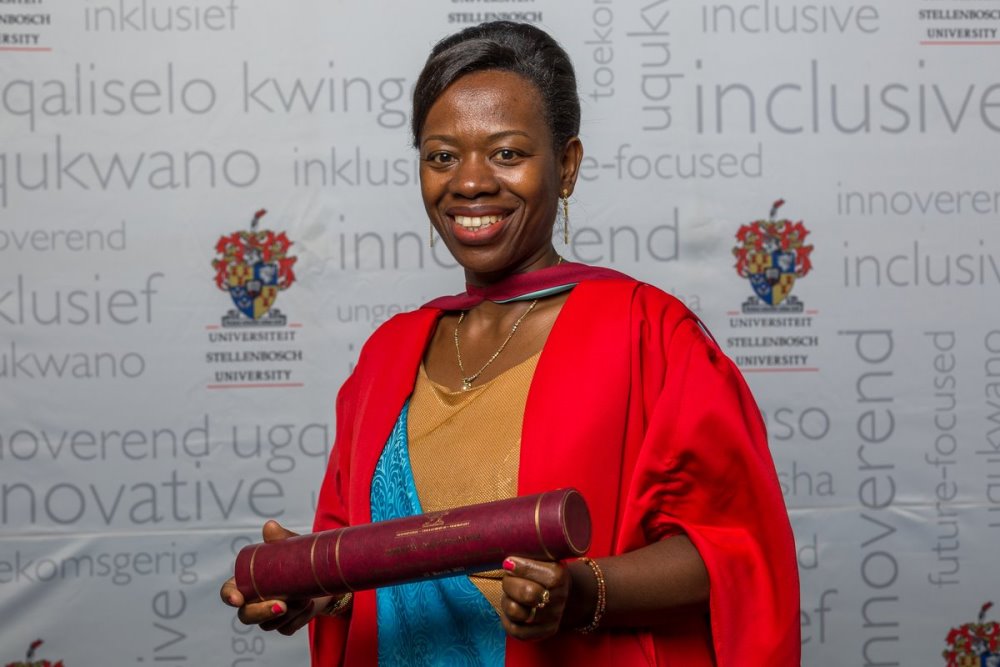 The vice governor  National Bank of Rwanda (BNR), Dr Monique Nsanzabaganwa.