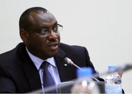 The Minister of Finance and Economic Planning, Ambassador Gatete Claver