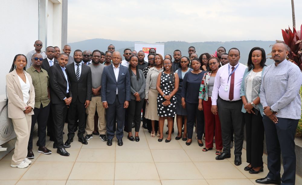 Participants of the training in a group photo