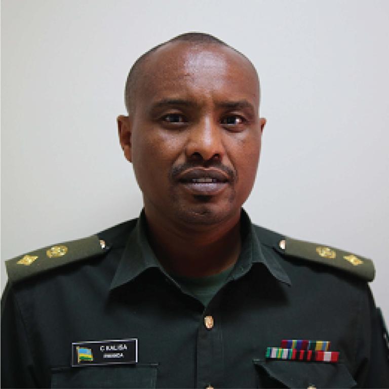 Lt Col Kalisa is among officers promoted to the rank of Colonel.