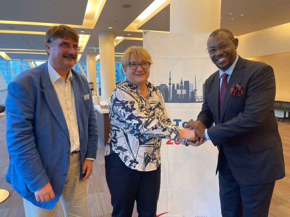 RWSTQB President, Robert Ford (right), participated in the recent meeting to represent the board and make the application.