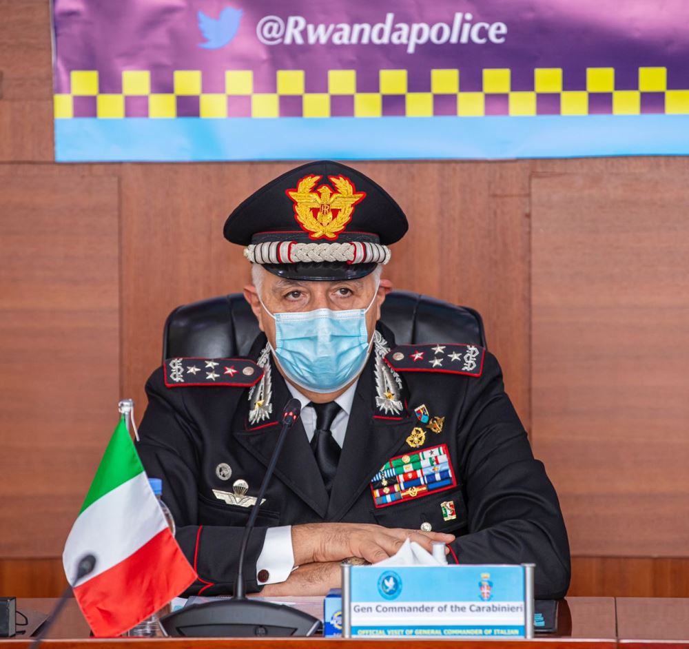 Lt Gen Teo has come to Rwanda for three-day visit.