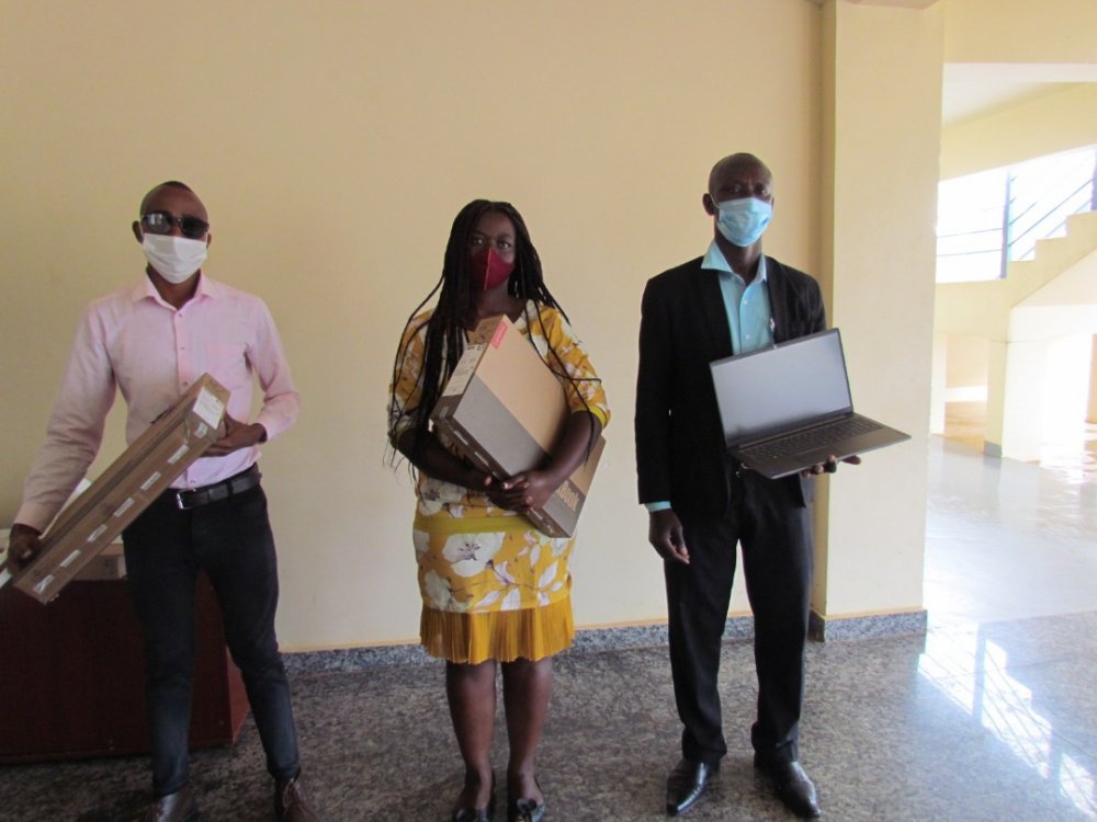 The laptops were handed over on Tuesday 4th January 2022. 