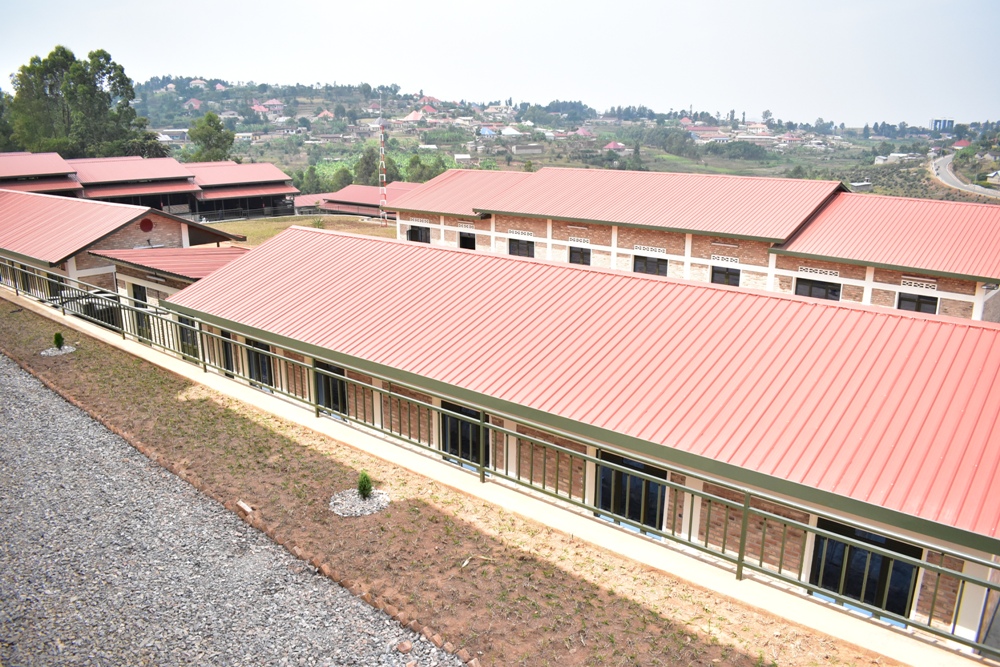 The business workshop center has different sections including garment factory.