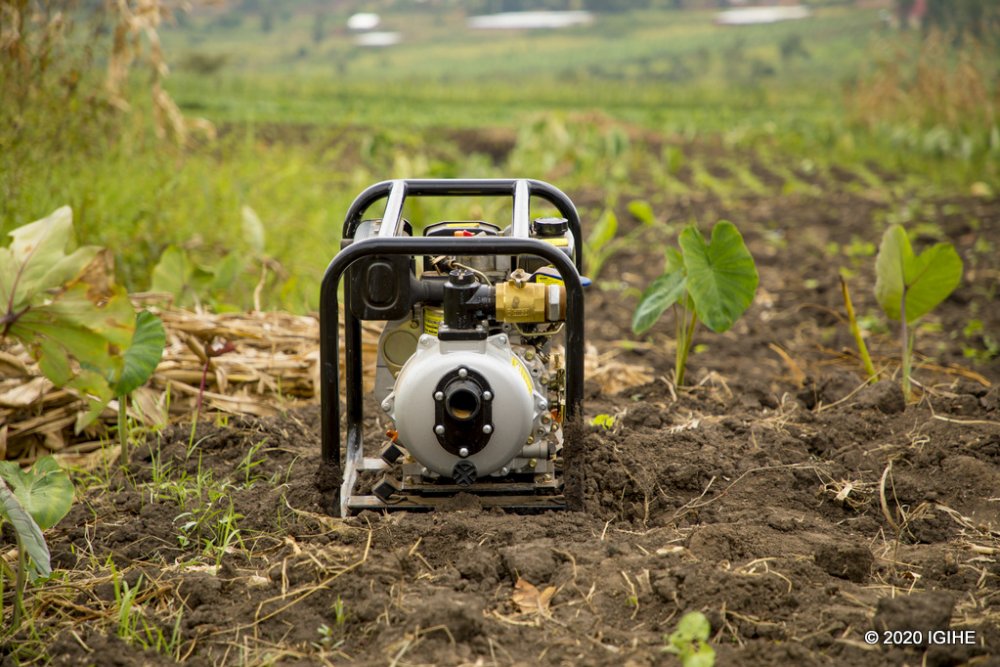 The Rotary Club of Kigali Mont Jali donated three modern irrigation machines to KOTINGOZA.