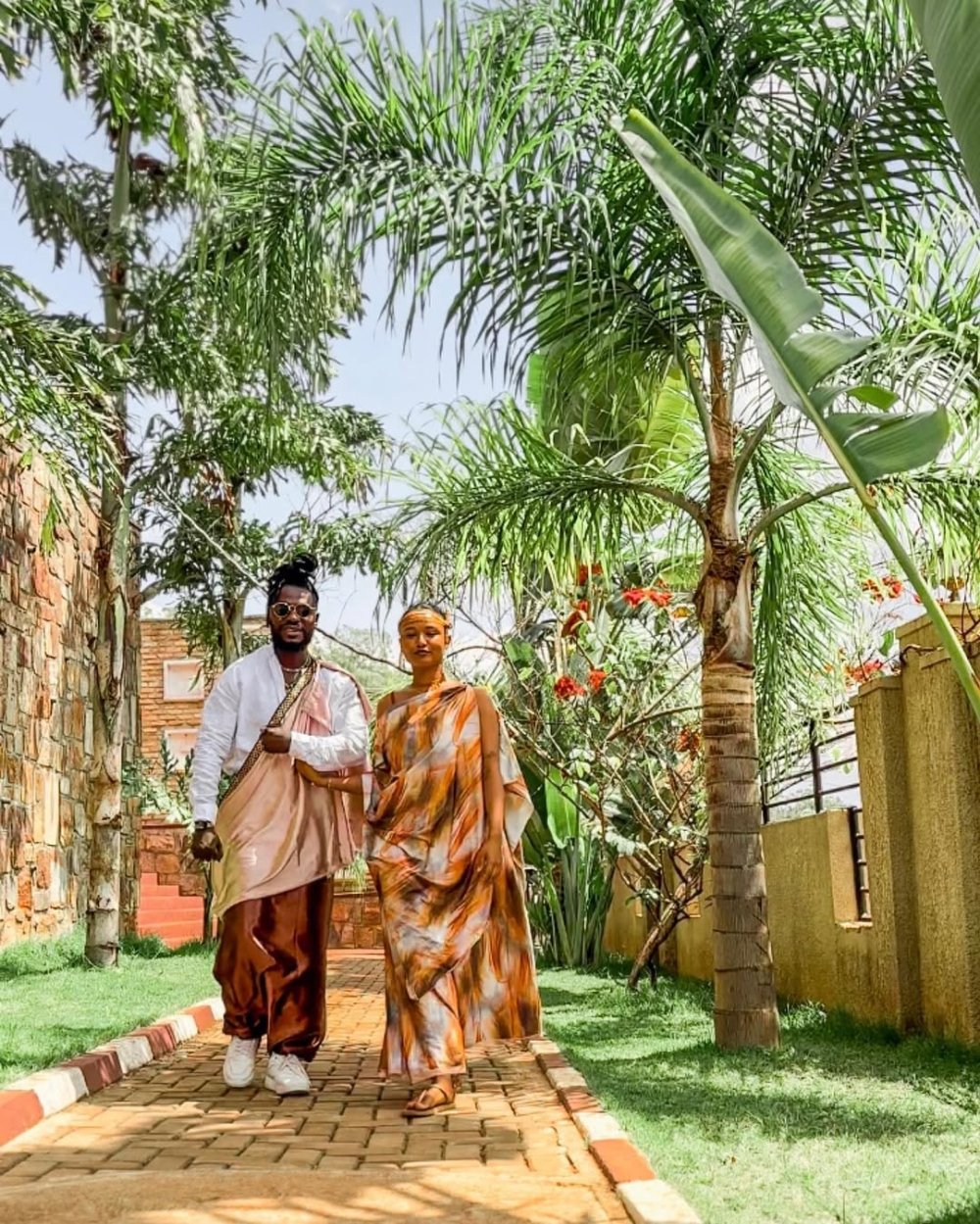 A past photo of Nviiri and his partner in Kigali in 2023.