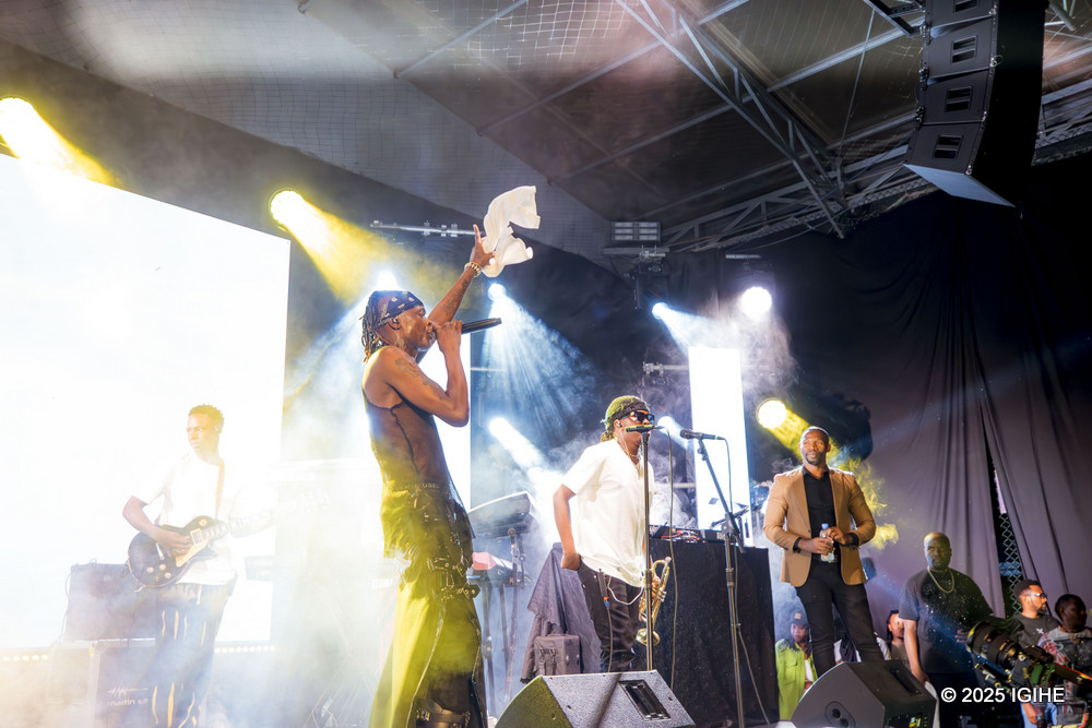 Chameleone thrilled fans with a powerful live set.