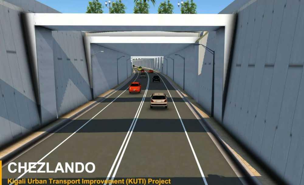 Some vehicles heading to Remera and the Airport will pass through an underground road.