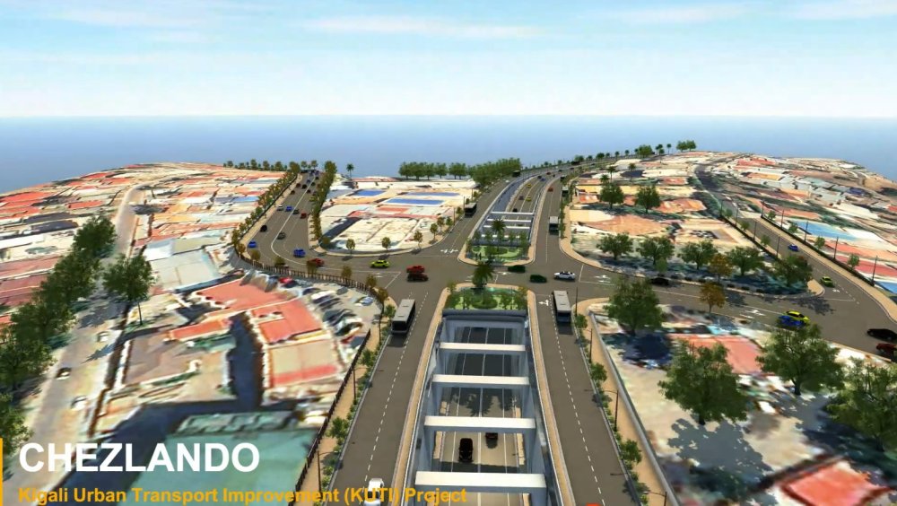 The intersections will be constructed using modern designs.