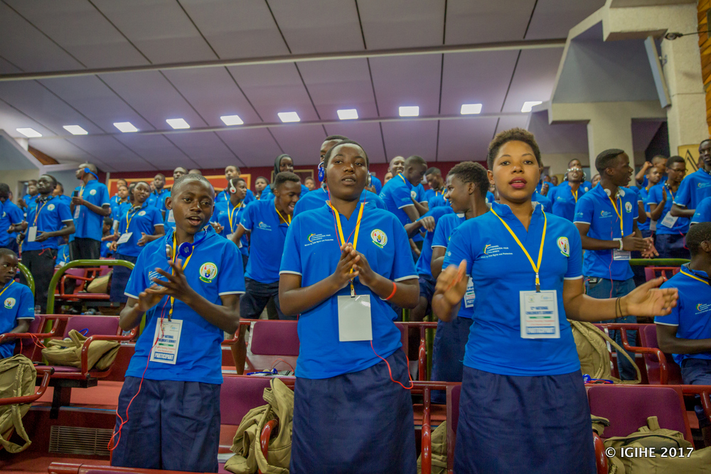 Children participated in  the event