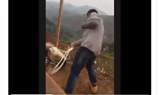 The Chinese man who beat Rwandans tied on timber with a rope has been handed 20-year jail term.  