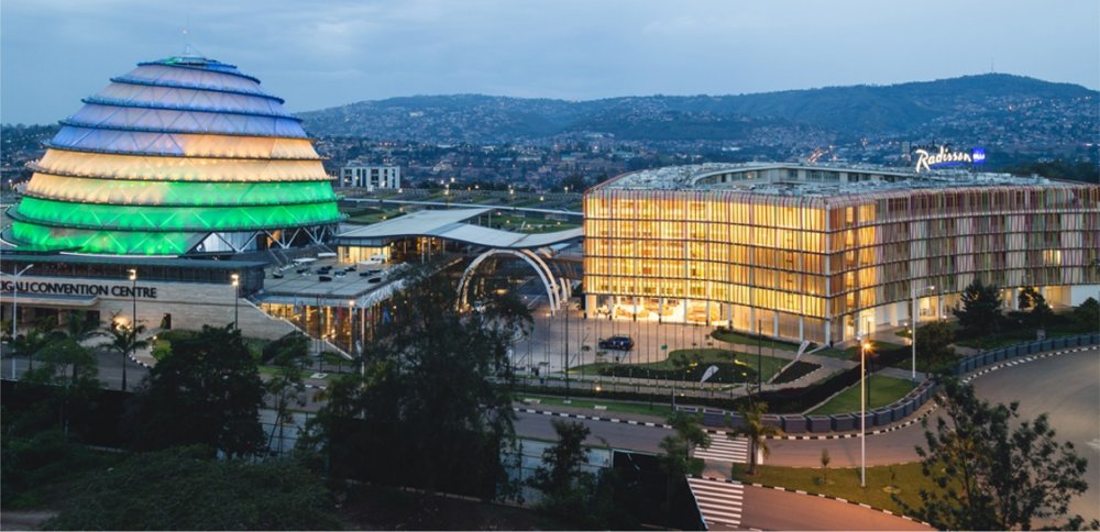 Kigali Convention Centre is among hospitality establishments expected to host guests.  