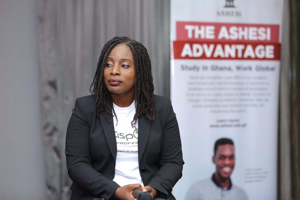 Christabel Dadzie, the Human Resource Manager at Ashesi University College and Founder of Ahaspora