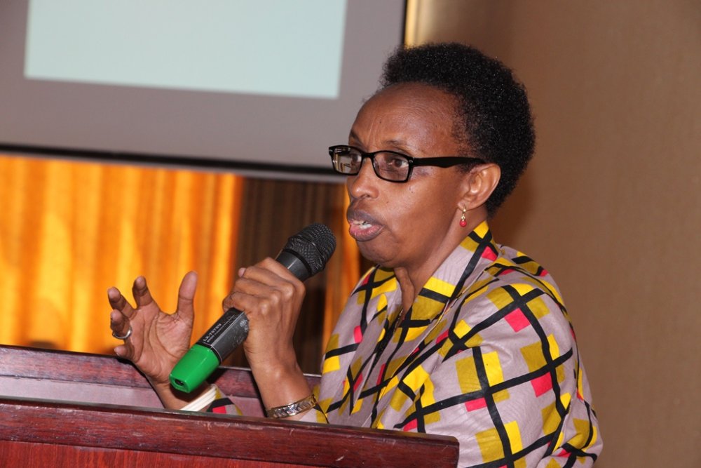 The Director General of Science, Research and Technology in the Ministry of Education, Dr. Marie Christine Gasingirwa