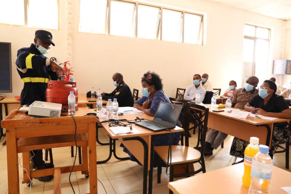 Police has extended fire safety awareness to CHUB staff.