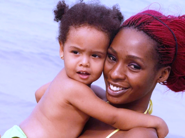 Cindy and her beautiful baby