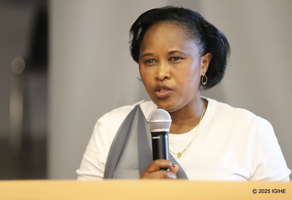 The commemoration also included testimonies, including that of Claudine Mukakinani.