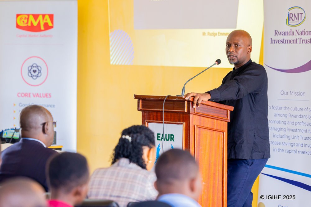 Emmanuel Masantura Ruziga, Head of Marketing and Sales at RNIT Iterambere Fund, highlighted the need to strengthen saving habits among the underserved segments.
