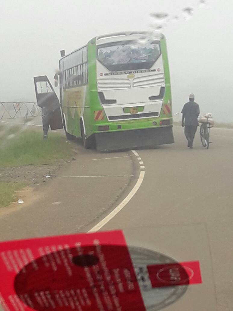 These are the cars that were transporting the 40 refugees