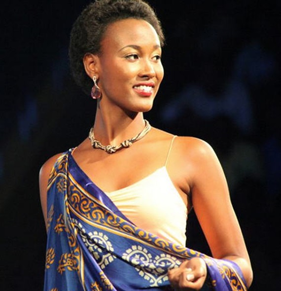 Akiwacu Colombe,Miss Rwanda 2014