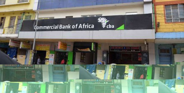 Commercial Bank of Africa’s Kirinyaga Road branch in Nairobi.