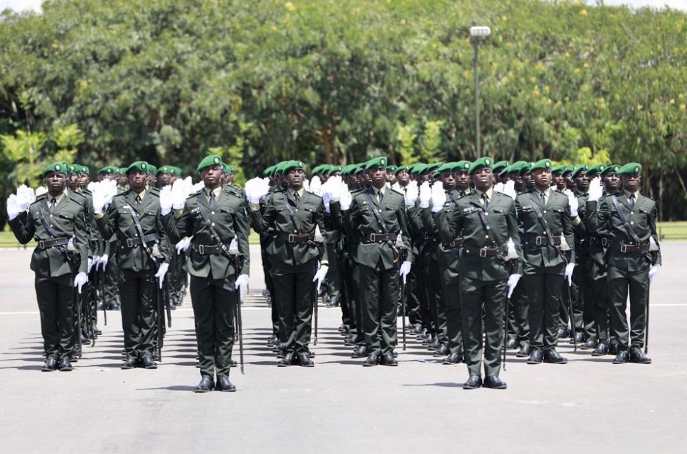 The pass-out ceremony took place in Bugesera district.  Commissioned officers have been promoted to the rank of Second Lieutenant.