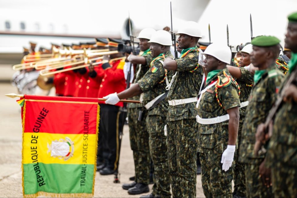 President Kagame has arrived in Guinea-Conakry.
