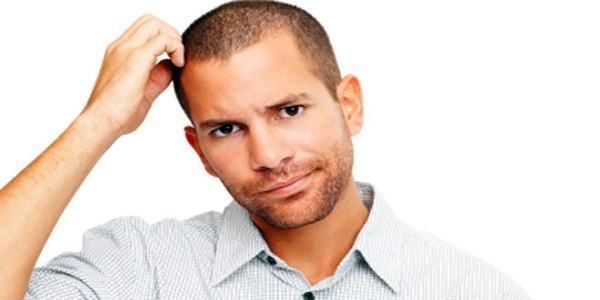Confused man